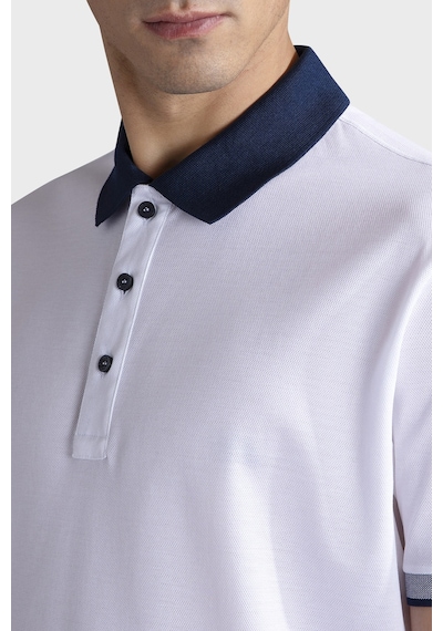 Paul & Shark Erkek Polo Yaka T Shirt 24411316 010 Beyaz Beyaz
