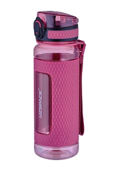 Uzspace Fiftyfifty 520ml Tritan Su Matarası Silikon Korumalı Kaydırmaz Gövde 001