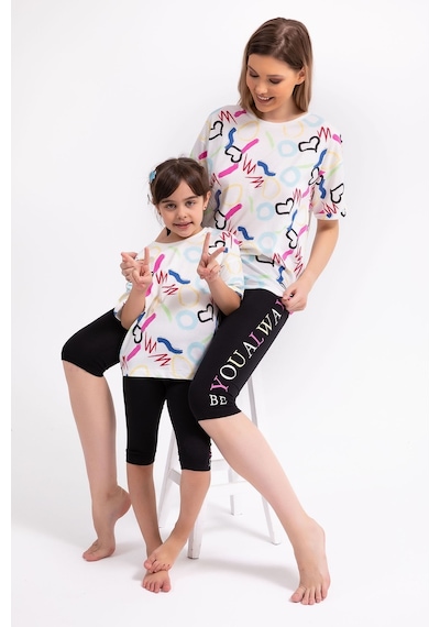 Rolypoly Be You Always Krem Kadın Kapri Tayt Takım 5274-29284 Krem