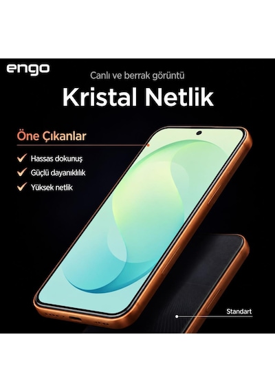 Samsung Galaxy S26 Fe İle Uyumlu Ekran Koruyucu Sm-s741b Nano Parlak 9h Kırılmaz Esnek Cam Çizilmeye Dayanıklı Şeffaf