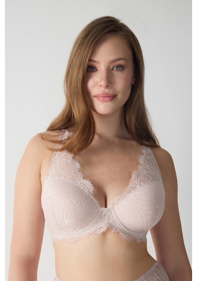 Magic Form İnce Dantelli Push Up Destekli Sütyen Pudra - 512789128 Pudra