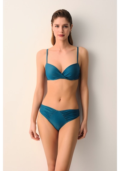 Suwen Ariel Push Up Balenli Bikini Üst Sb2696514271427 Petrol Yeşili