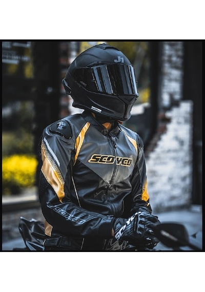 Scoyco 4 Mevsim Mont Jk187 Gold - 3xl
