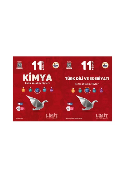 Limit 2027 11. Sınıf Kimya + Türk Dili Ve Edebiyatı Konu Anlatım Föyleri Seti 2 Kitap Maarif Model