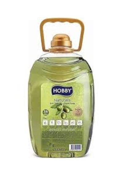 Hobby Naturels Zeytin Yağlı Sıvı El Sabunu 3 Lt - Ekonomik Boy Doğal Özler & Nemlendirici Etki