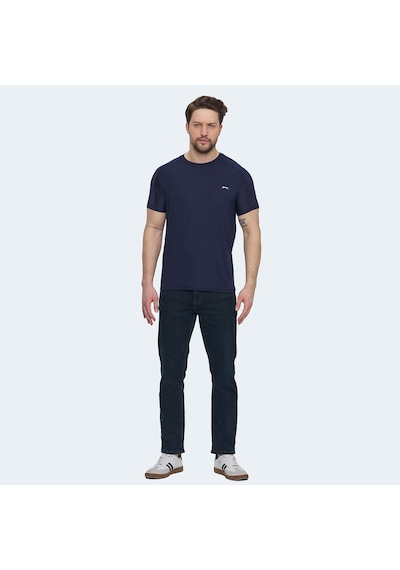 Slazenger VISHAL KTN Erkek  Lacivert Tişört