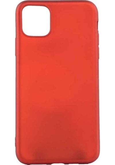 Apple Uyumlu iPhone 11 Kılıf Zore Premier Silikon Kapak Kırmızı