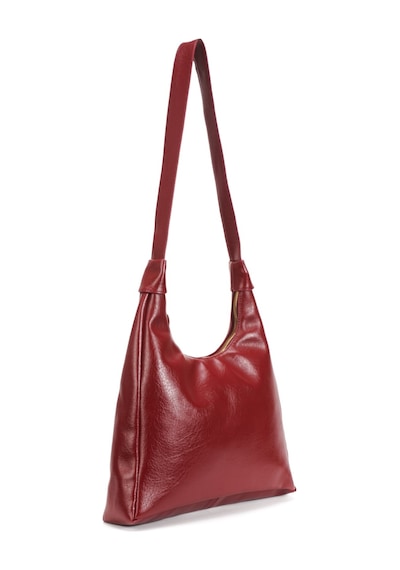 Newish Polo Kadın Omuz Ve Kol Çantası Büyük Hobo Model Günlük Şık Çanta - New380 Bordo