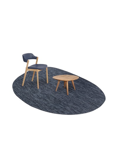 Konfor Halı Tema 9034 Lacivert Sisal Hasır İç Dış Mekan Kilim Dekoratif Bahçe Balkon Salon Halısı Lacivert