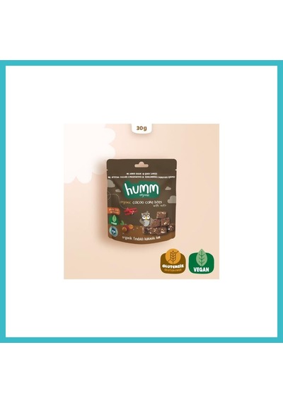 Organik Fındıklı Kakaolu Vegan Kek 30 G Dfnbez