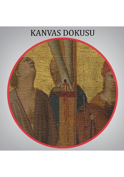 Fra Angelico Çarmıha Geriliş Tablosu, Çaucifixion Jesus Christ -6396 70 X 100