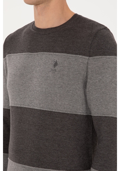 U.S. Polo Assn. Erkek Antrasit Melanj Kazak 50307874-VR081