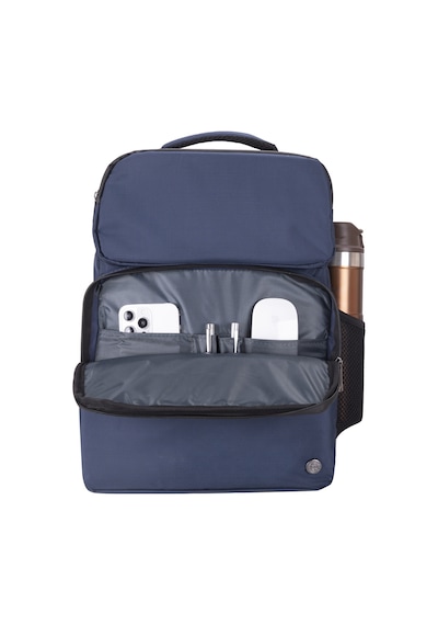 Plm Octagon 15.6" Notebook Sırt Çantası Lacivert Siyah