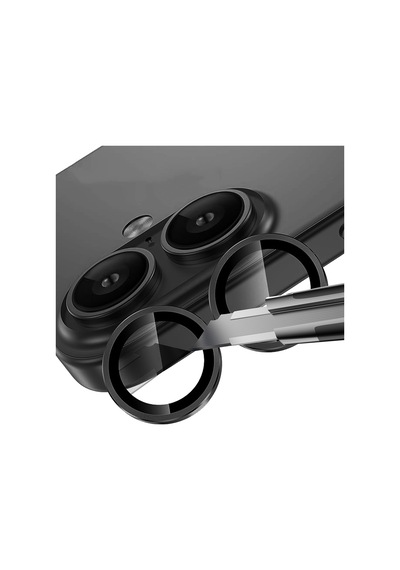 Apple iPhone Uyumlu  16 Frm Mikro Kamera Lens Koruyucu - Gümüş Gümüş