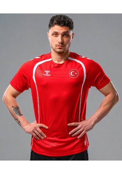 Hummel Target Milli Takım T-shirt İsteğebağlı İsim Ve Numara Baskısı Hediyemizdir Kırmızı - Beyaz Hummel Target Milli Takım T-shirt İsteğebağlı İsim Ve Numara Baskısı Hediyemizdir Kırmızı - Beyaz