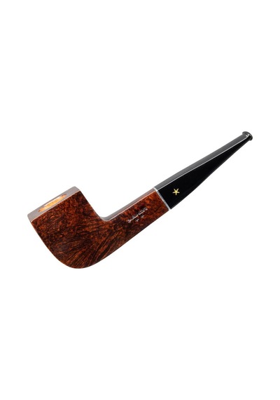 Şahin Sarı Yıldız 530 9mm. Filtreli Akrilik Saplı Pipo 237190