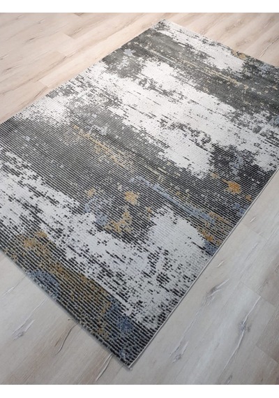 Halı Sarayı Palet Sh324Sx1 Gri Hardal Halı 160 x 230 CM