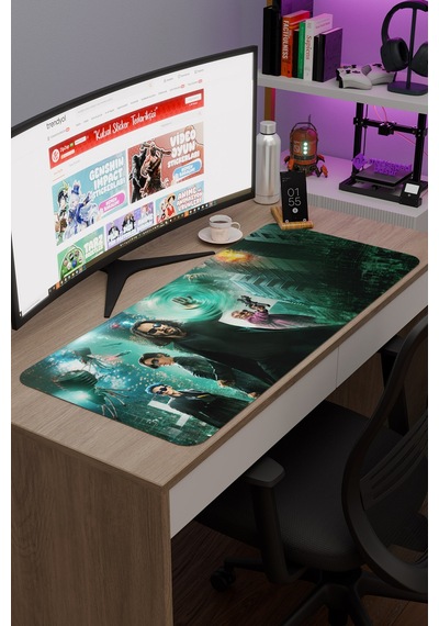 Matrix 2 V4 90x40 Xxl Gaming Kauçuk Kaymaz Taban Mouse Pad Fare Altlığı
