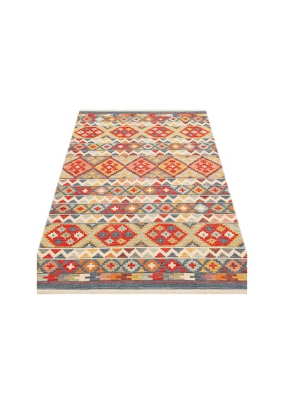 Hoom Rugs Vagrant Vgt 02 Aqua Yıkanabilir Çift Taraflı Otantik Halı