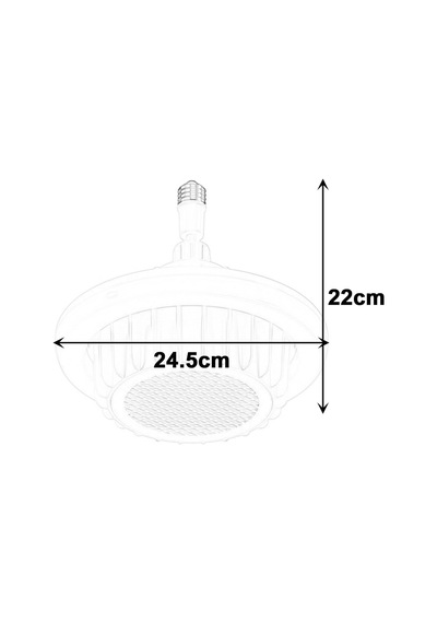 Istıcılı, Kumandalı, 3 Işık Modlu Led Ampul Isıtıcı Led Avize Ortam Isıtan 36 Watt 3900 Lümen Ampul