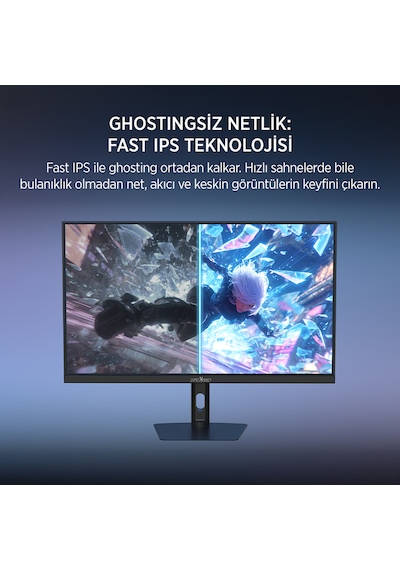 James Donkey Auren Q70 27'' 270hz 0.5ms Qhd 2k Fast Ips Rgb Pivot Gaming Monitör Ölü Piksel