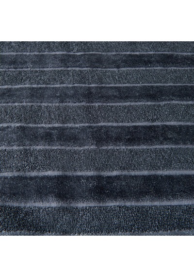 Soft Kadife Banyo Havlusu - Antrasit - 70x140 Cm Renkli