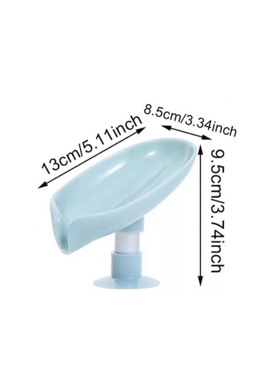 2 Adet Vantuzlu Banyo Sabun Tutucu Kaymaz Dranej Sabunluk Banyo S
