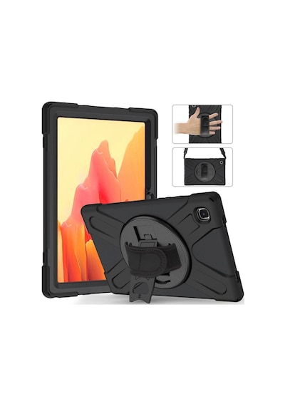 Samsung Galaxy Uyumlu   T500 Tab A7 10.4 Kılıf Amazing Tablet Kapak - Siyah