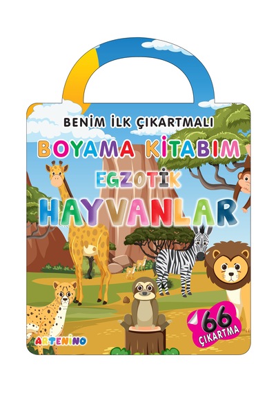 Çantalı Boyama Aktivite Kitabı 4' Lü Set