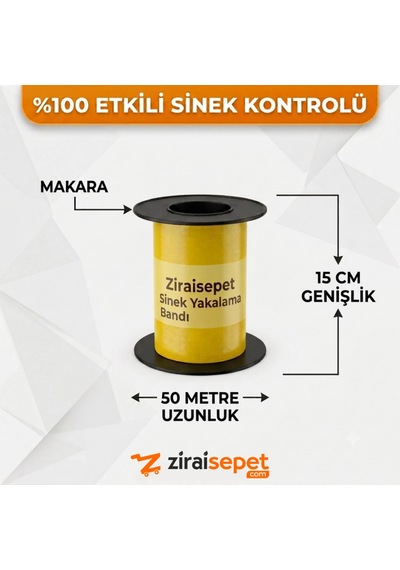 Sinek Yakalama Bandı 15x50 Metre