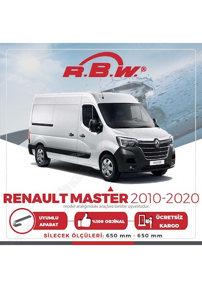 Renault Master Muz Silecek Takım (2010-2020) RBW
