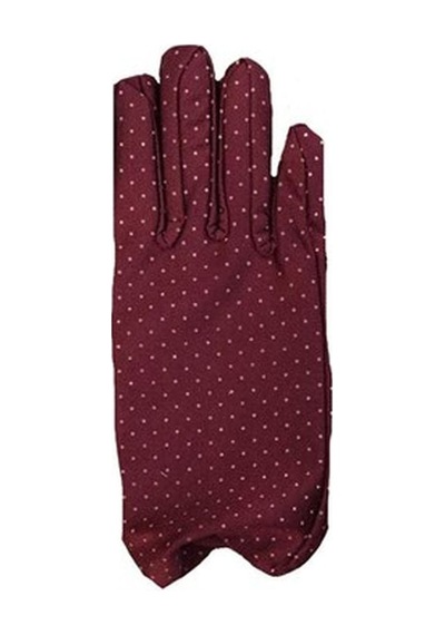Bordo Renk Puanlı Çocuk Eldiveni Pop