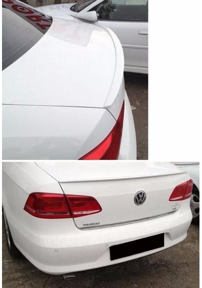Vw Passat 2015-B7 Abs Plastik Boyasız Bagaj Üstü Spoiler-Spoyler
