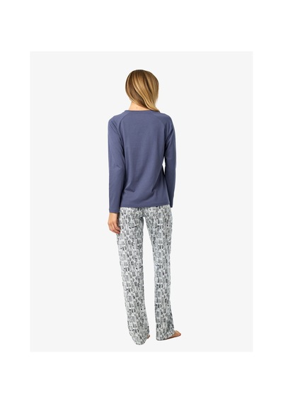 Blackspade Kadın Pijama Takımı 52233 - İndigo