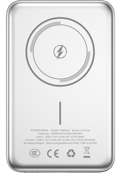 Havit Pb5246 10.000 Mah Manyetik Kablosuz Powerbank 15w Kablosuz 20w Pd Titanyum