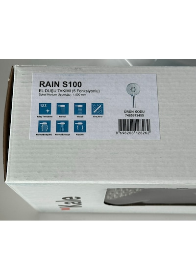 Kale Rain S80 1 Fonksiyonlu Solo El Duşu Takımı Diğer