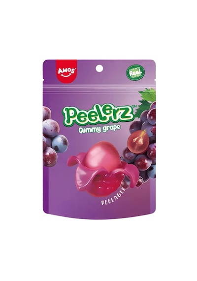 Amos Peelerz Gummy Grape 65g