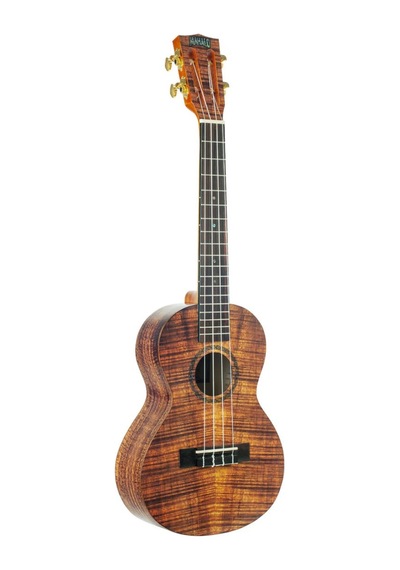 Mahalo Ma4ka Artist Elite Series Baritone Ukulele Flame Koa