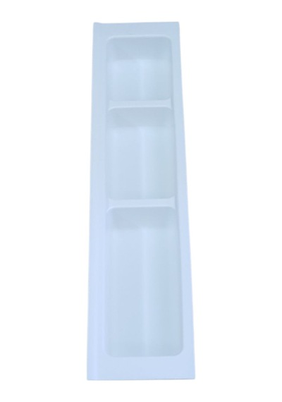 Mutfak, Çekmece Düzenleyici 3 Bölme Modül, Beyaz, 11 x 48 cm (Boydan 3,5 cm Kesilebilir)