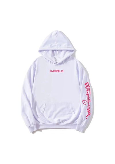 Startmore Beyaz Tropicoqueta Hoodie Karol G Albümü U Pola Beyaz