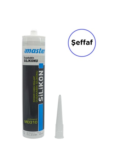 Master Md310 Duşakabin Silikonu Şeffaf 310 Ml