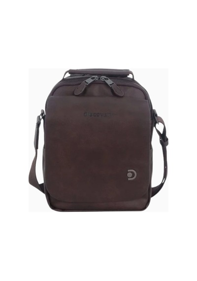 Discovery Heritage Kapaklı 5l Kapasiteli Unisex Omuz Çantası Kahverengi 2