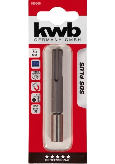 Kwb 100600 Manyetik Bits Adaptör Sds Plus 75 Mm Kwb 100600 Manyetik Bits Adaptör Sds Plus 75 Mm