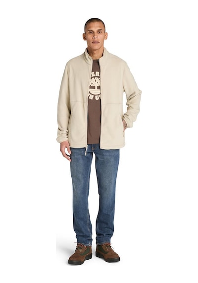Timberland Fleece Erkek Bej Dik Yaka Ceket