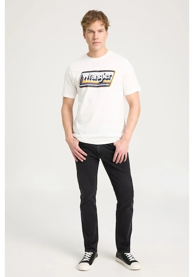 Wrangler Bisiklet Yaka T-Shirt Beyaz Erkek Kısa Kol T-Shirt 000000000101982795 Beyaz Wrangler Bisiklet Yaka T-Shirt Beyaz Erkek Kısa Kol T-Shirt 000000000101982795 Beyaz