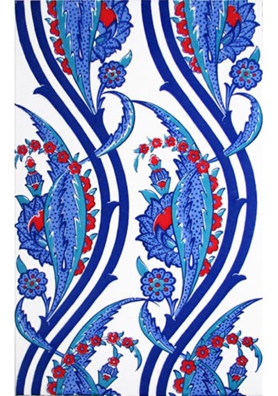 Armada Çini 25X40 CM Sp 404 Kütahya Cami Çinisi Desenli Seramik