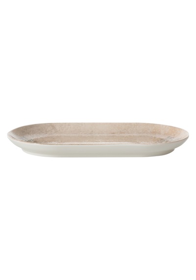 Mudo Home Antıque Kayık Tabak 30cm Bej