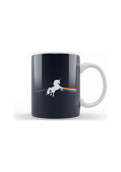 Dark Side Of The Unicorn Pink Floyd Mix Kupa Bardak Porselen Karışık