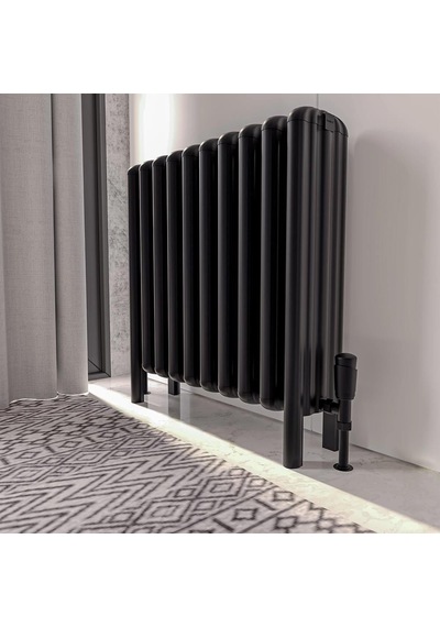 Lojimax Alüminyum Ayaklı Yatay Radyatör Grande Lux 700x1025mm 16 Dilim Mat Antrasit Gri 3046 W Yüksek Isıl Güç -800