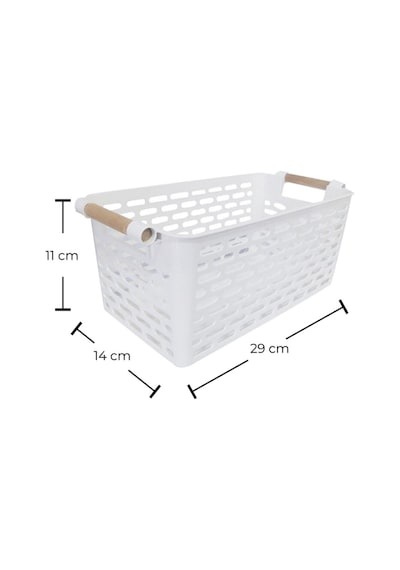 Plastik Saplı Sepet Organizer Plastik Çok Renkli Diğer